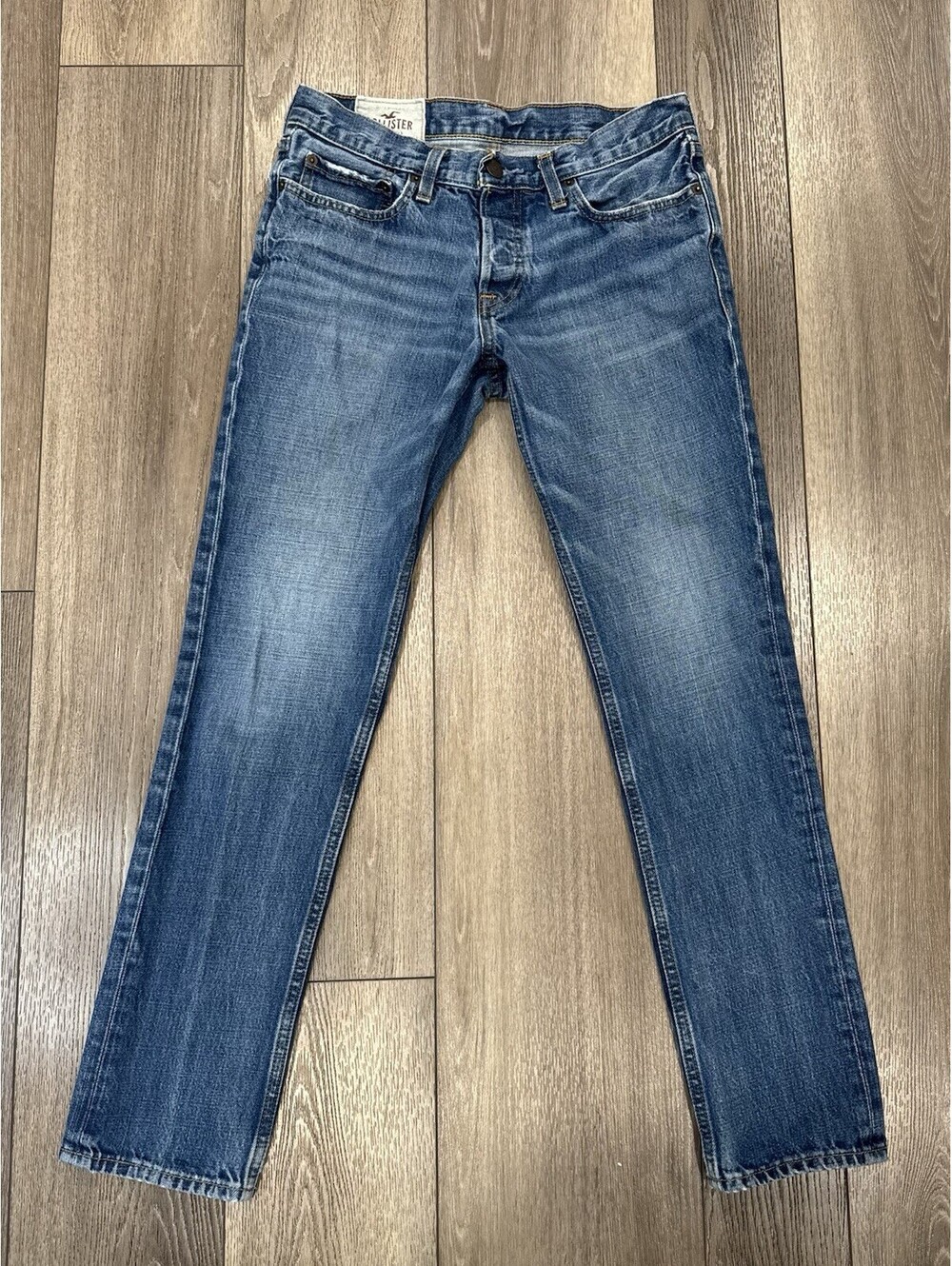 Hollister Blue Slim Straight Jeans Size 30x30